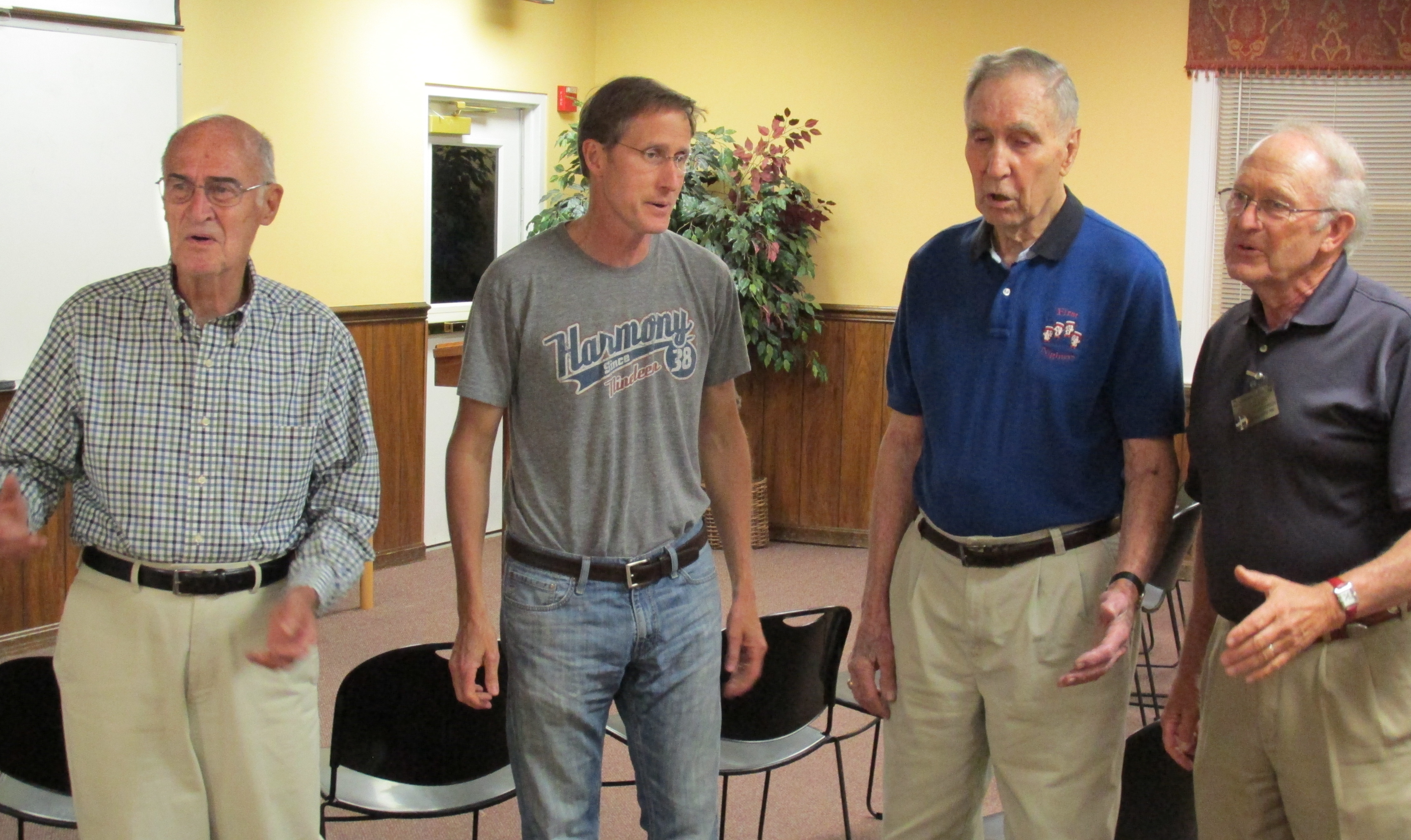 Img_0308Enh A quartet at a rehearsal.