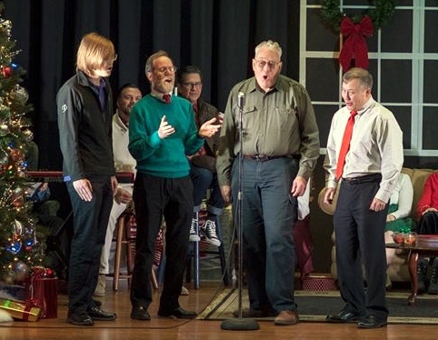 Quartet from "A Vintage Christmas" 2018 at Mountain Ridge Church, Warrenton. Quartet from