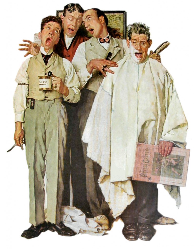 rockwell_1936_quartet Norman Rockwell's